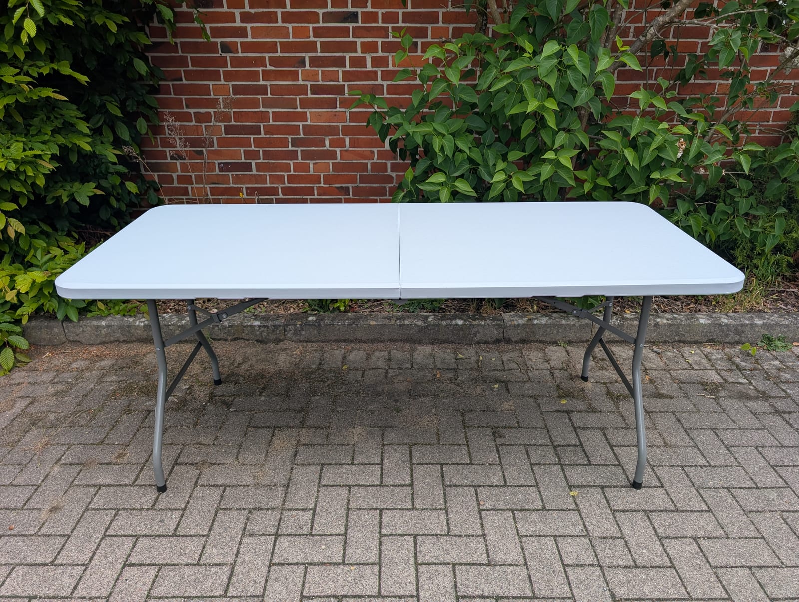Weißer-Klapptisch